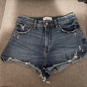 abercrombie and fitch curve love mom shorts